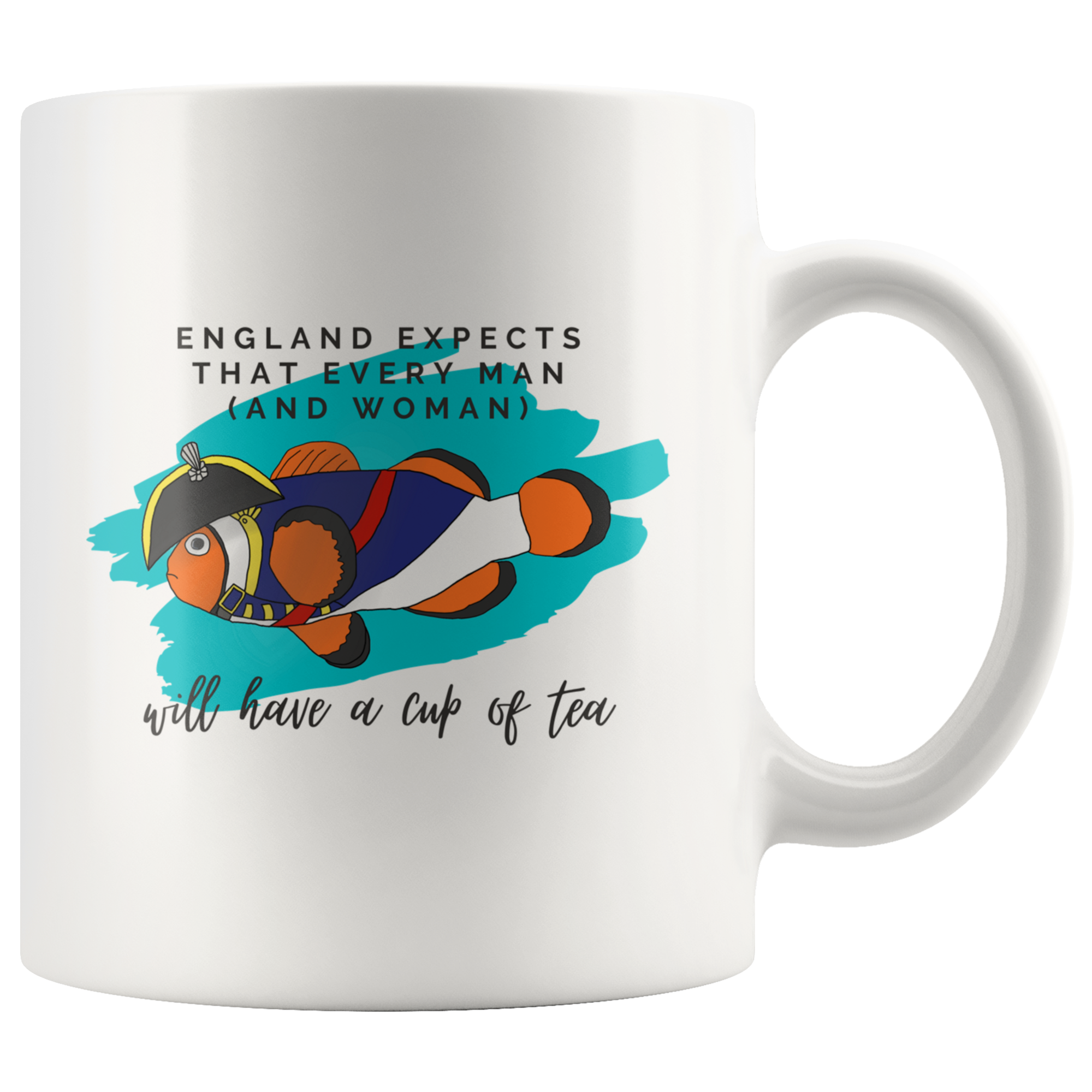Admiral Nelsonfish England Expects Mug - Napoleonic Impressions