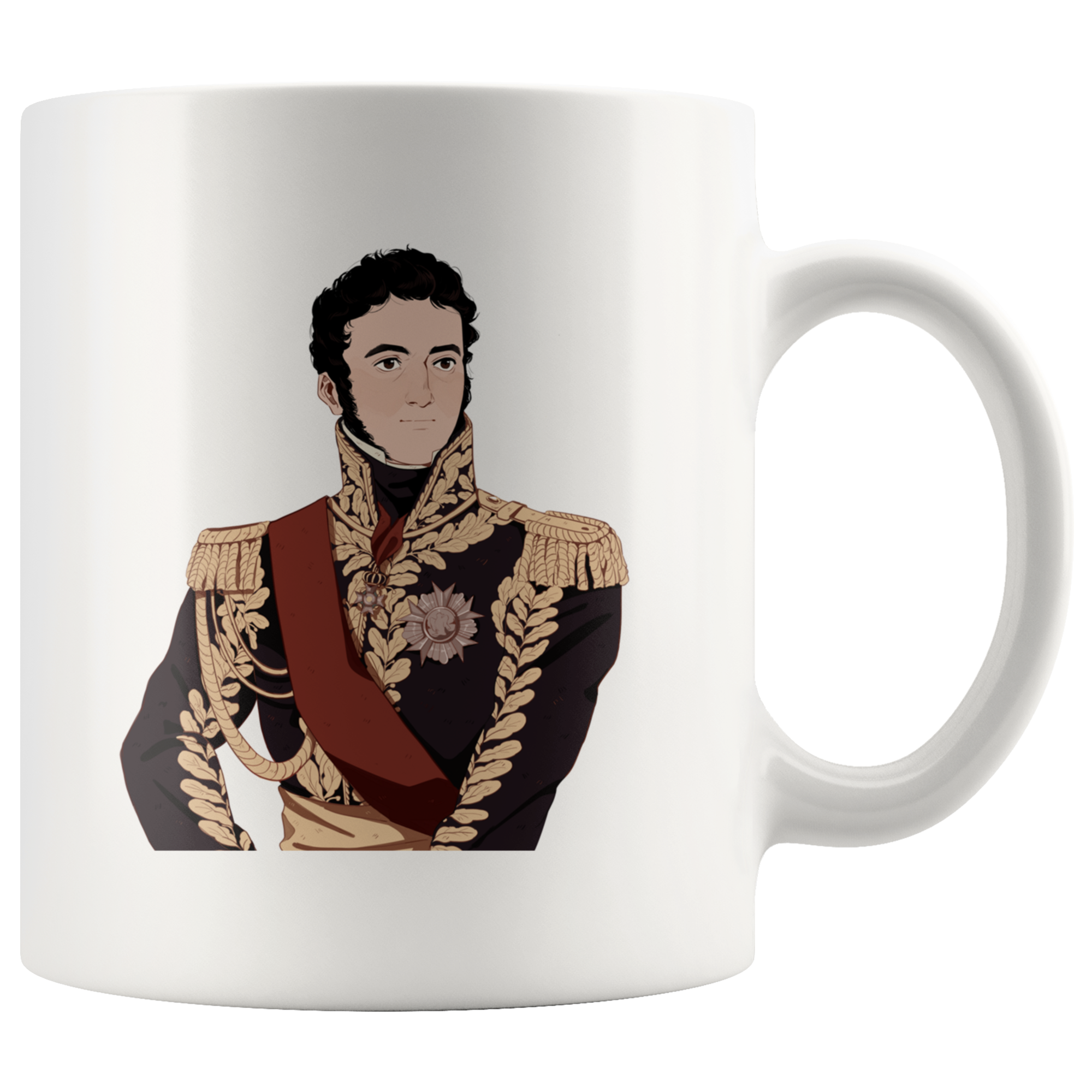 Marshal Suchet Manga Style Mug - Napoleonic Impressions