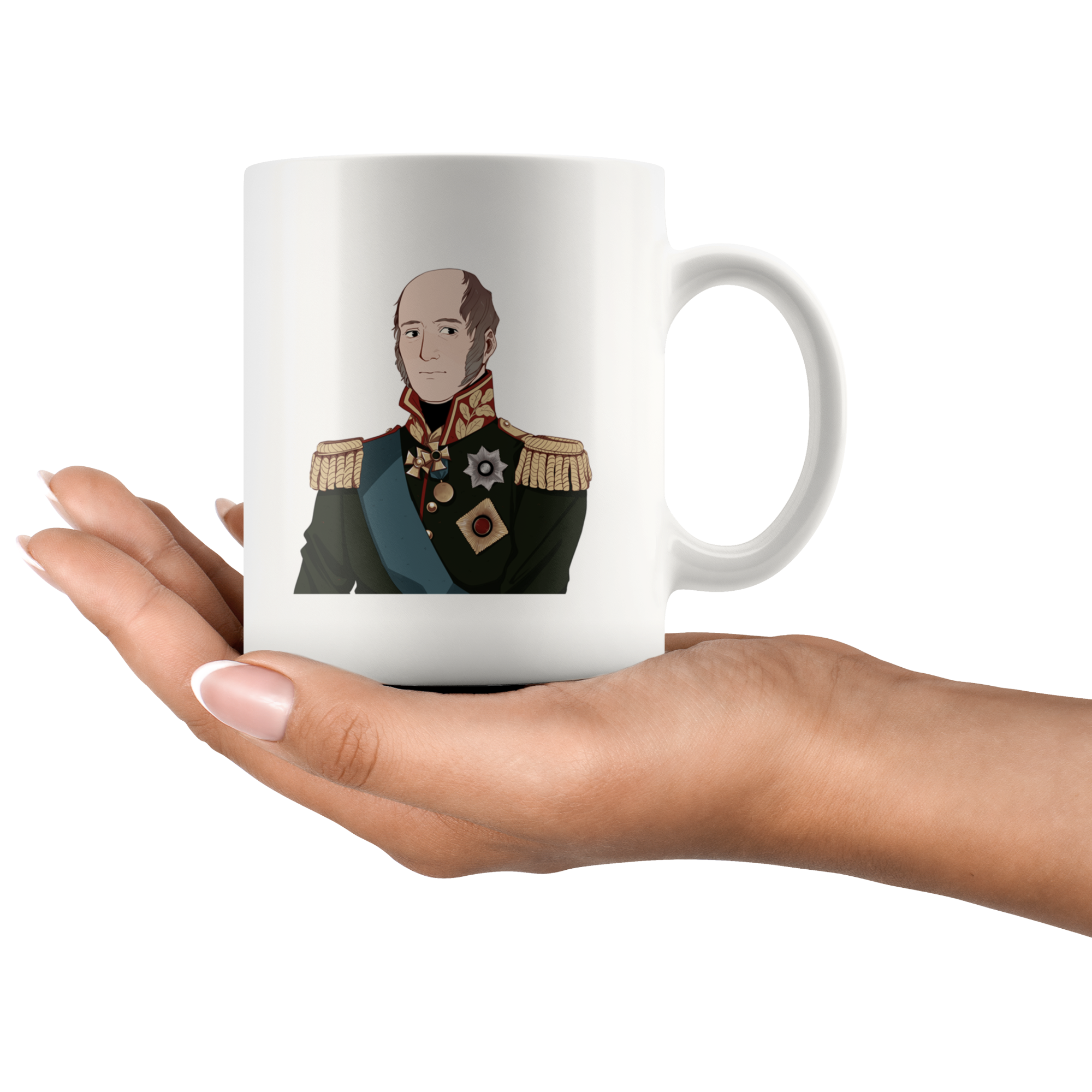 Mikhail Barclay de Tolly Manga Style Mug - Napoleonic Impressions