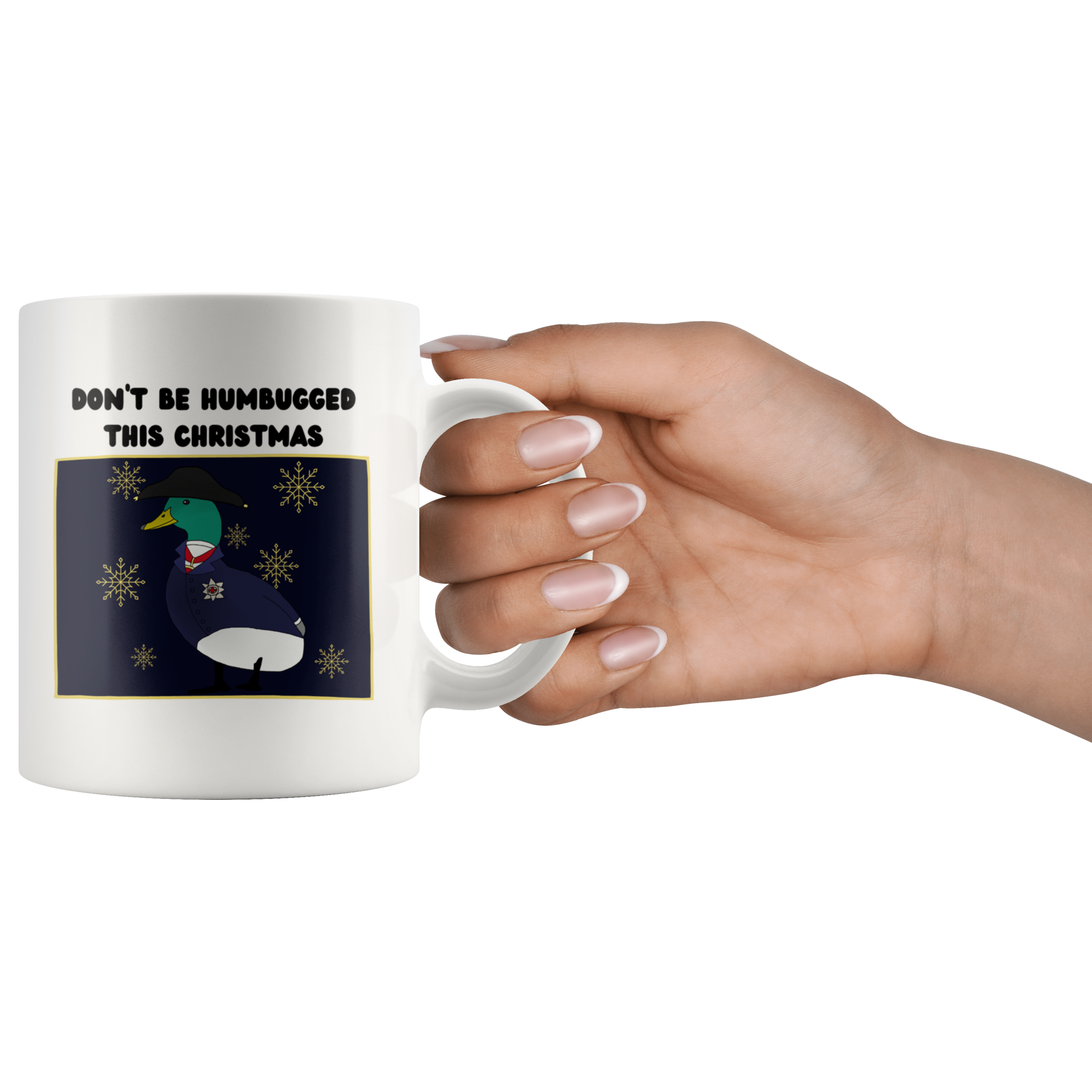 Duck of Wellington 'Don't Be Humbugged' Christmas Mug - Napoleonic Impressions
