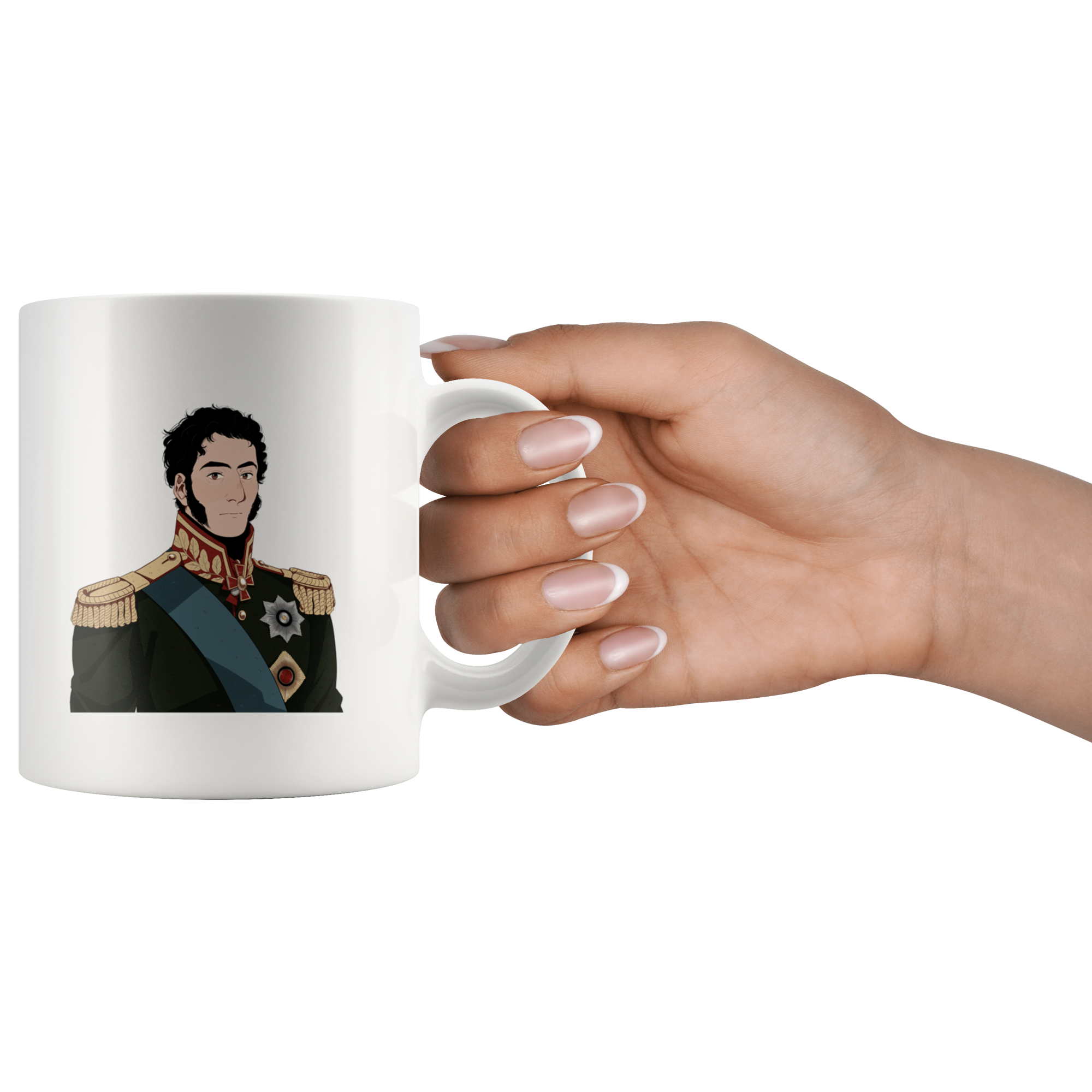 Pyotr Bagration Manga Style Mug - Napoleonic Impressions