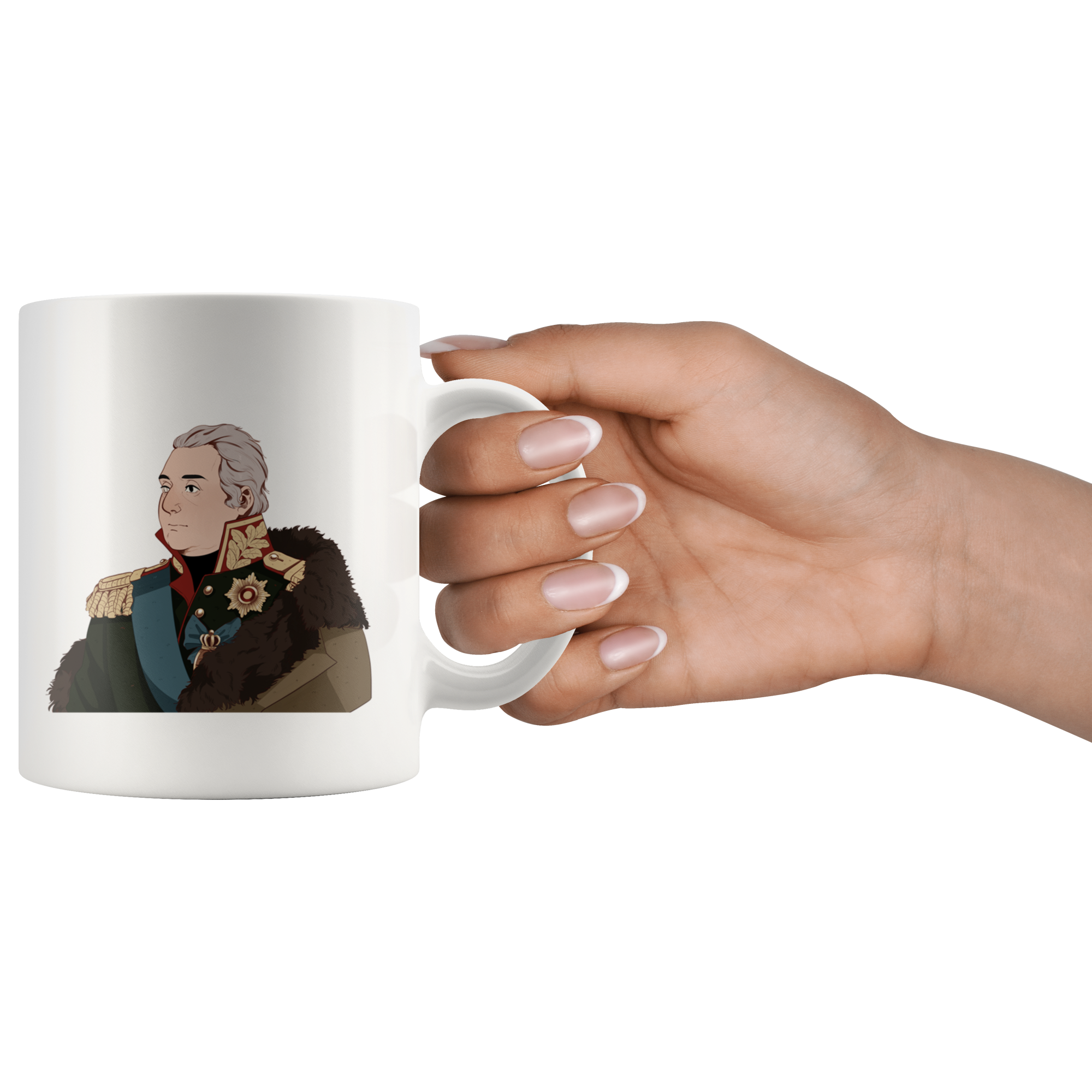 Mikhail Kutuzov Manga Style Mug - Napoleonic Impressions
