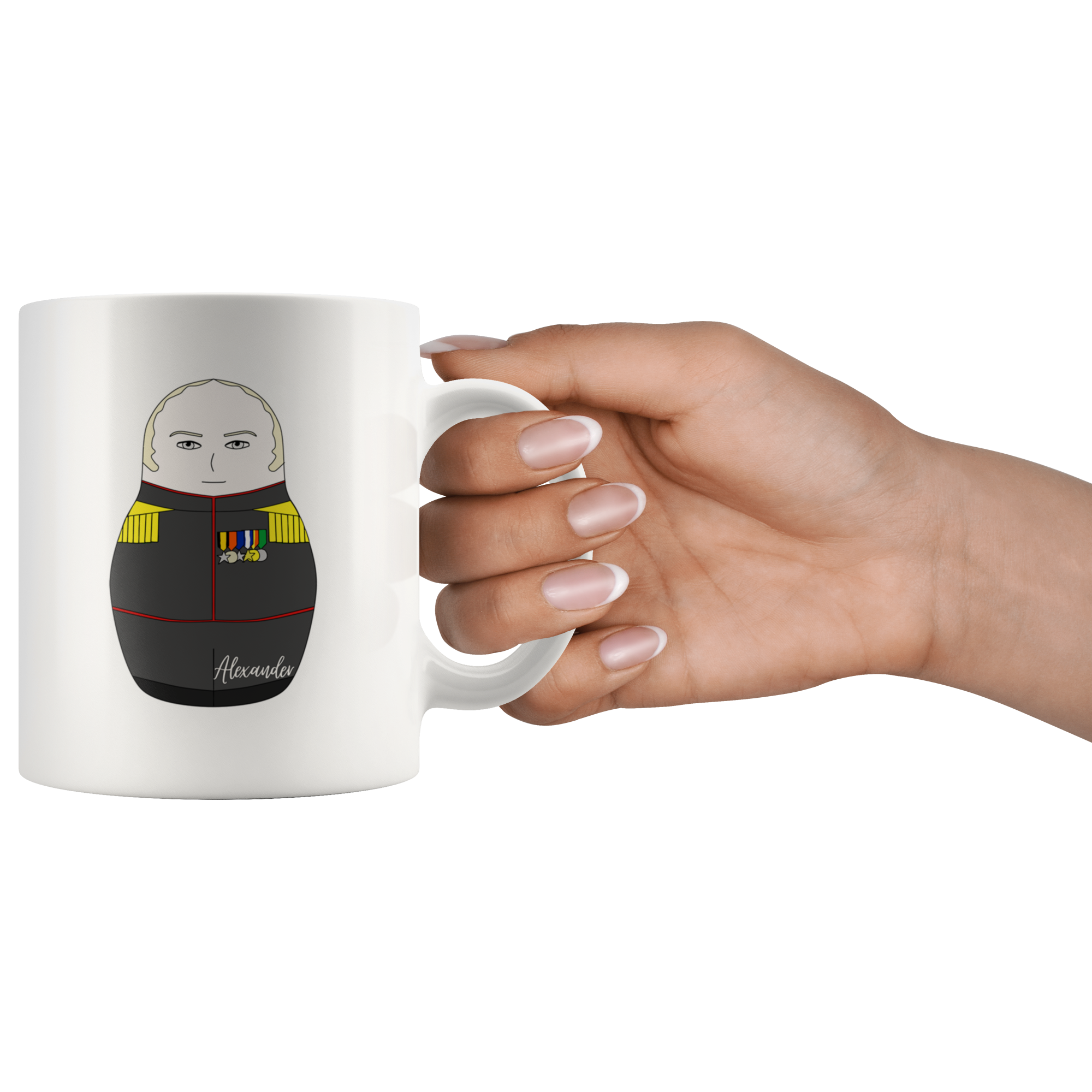 Tsar Alexander I of Russia Matryoshka Mug - Napoleonic Impressions