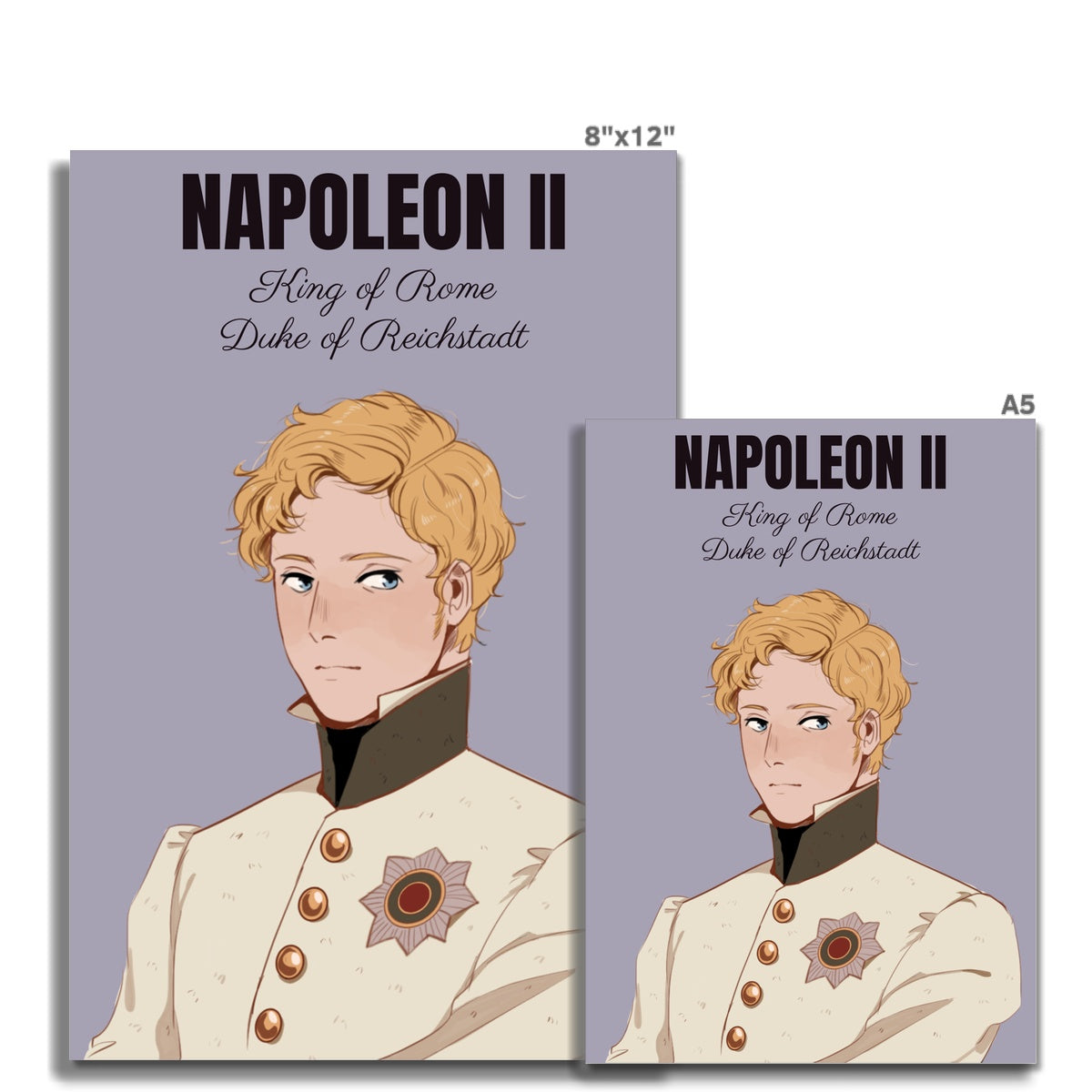 Napoleon II (Duke of Reichstadt) Manga Style Art Print - Napoleonic Impressions