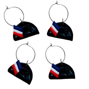 Polymer Clay Wine Glass Charms