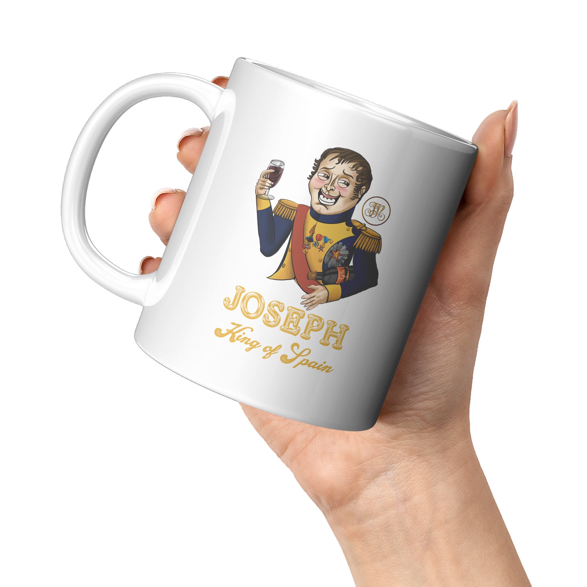 Joseph Bonaparte King of Spain Cartoon Mug