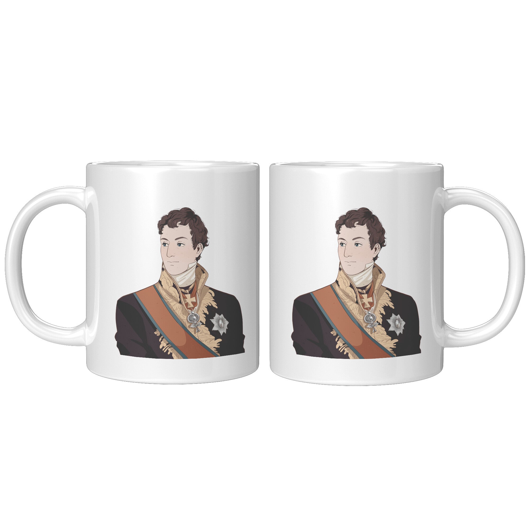 Klemens von Metternich Manga Style Mug