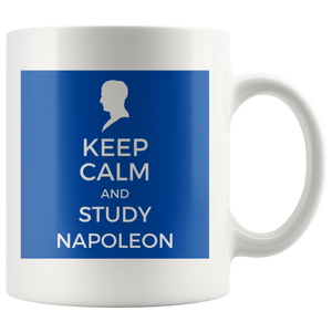 Keep Calm and Study Napoleon Mug - Napoleonic Impressions