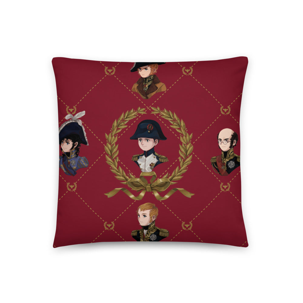 Napoleon & Co. Chibi Manga Cushion (Red) - Napoleonic Impressions