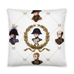 Napoleon & Co. Chibi Manga Cushion (White) - Napoleonic Impressions