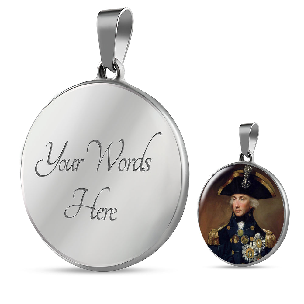 Admiral Horatio Nelson Circle Pendant - Napoleonic Impressions