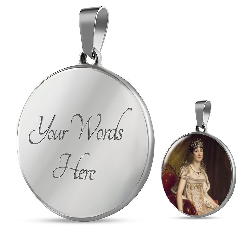 Empress Josephine Circle Pendant - Napoleonic Impressions