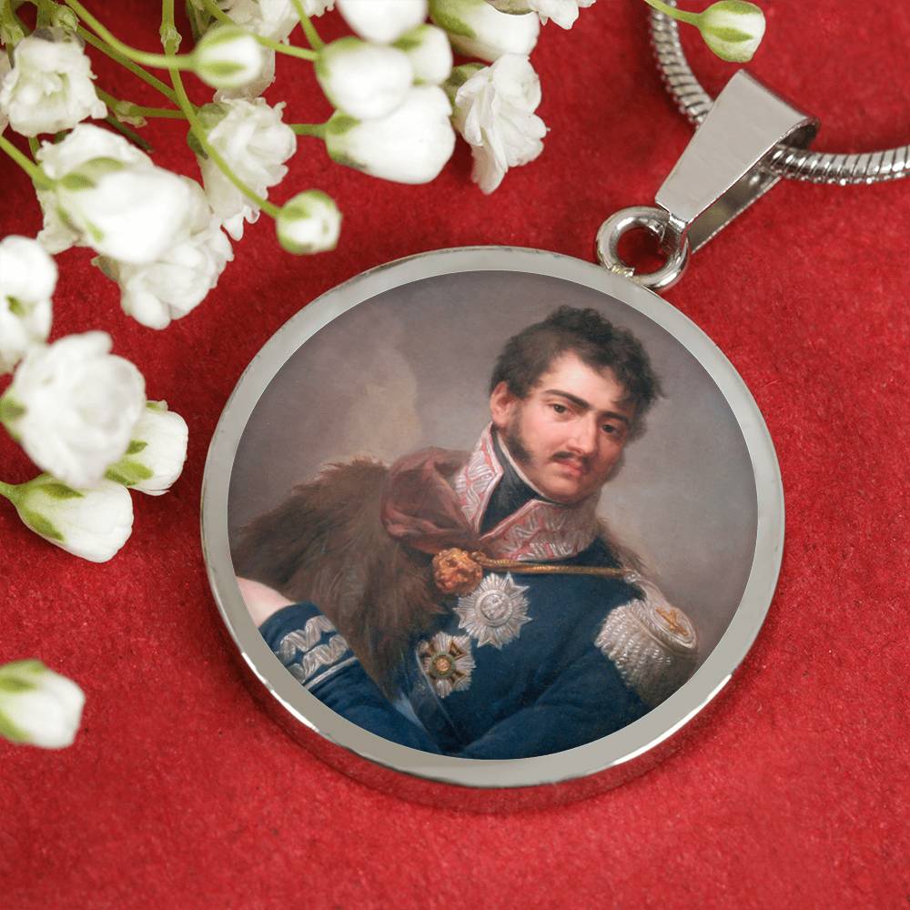 Jozef Poniatowski Circle Pendant - Napoleonic Impressions