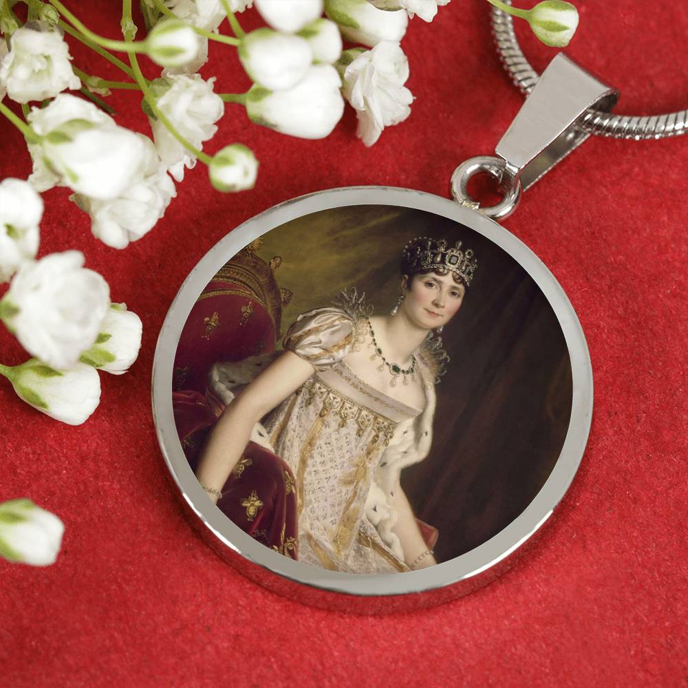 Empress Josephine Circle Pendant - Napoleonic Impressions