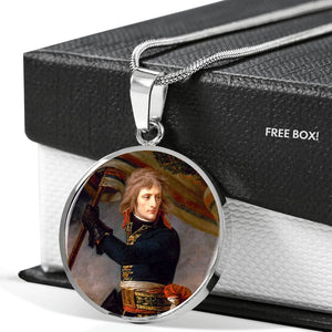 Bonaparte at the Bridge of Arcole Circle Pendant - Napoleonic Impressions