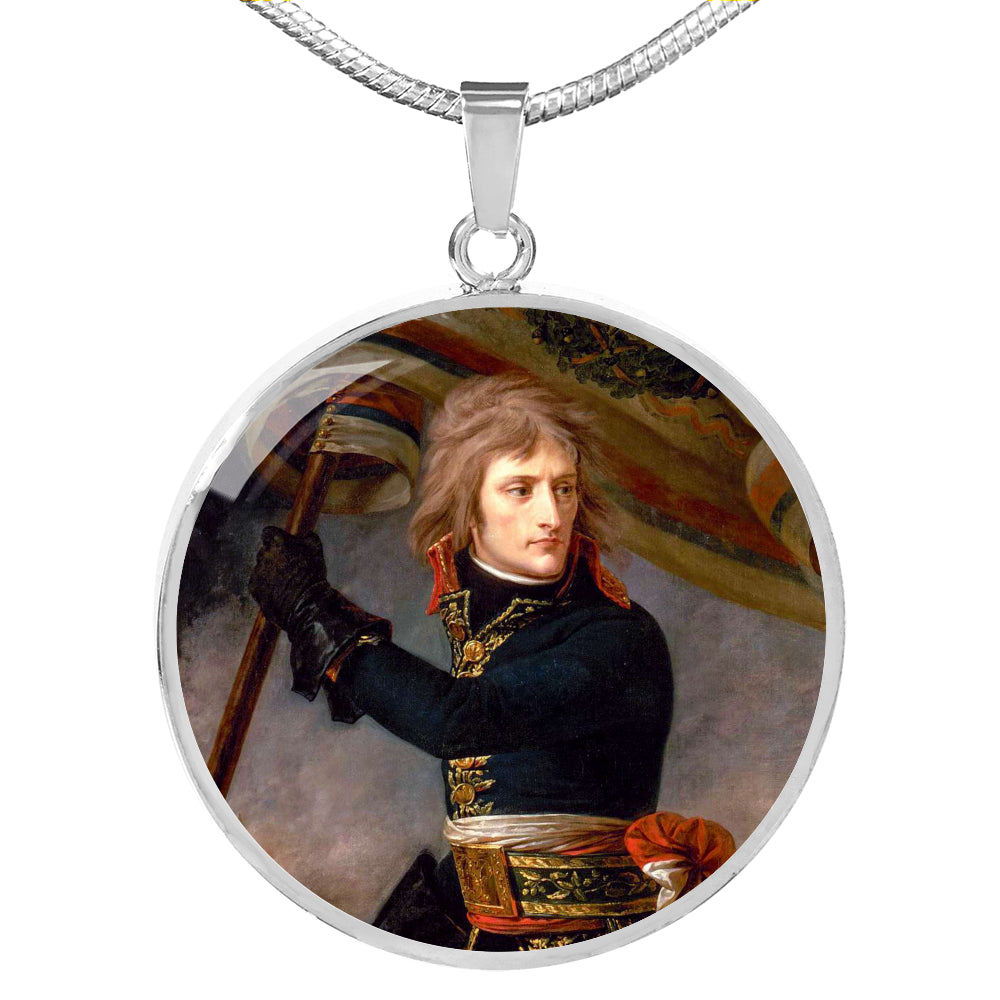 Bonaparte at the Bridge of Arcole Circle Pendant - Napoleonic Impressions