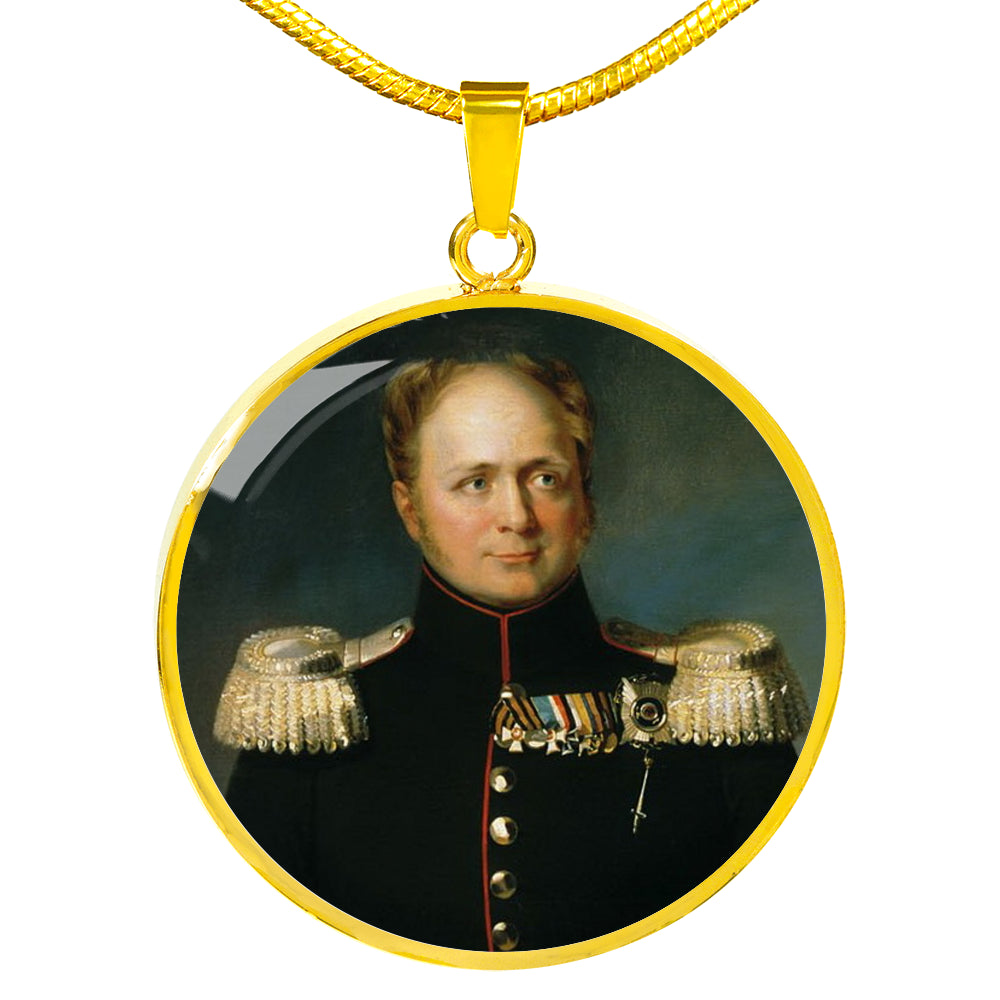 Tsar Alexander I of Russia Circle Pendant - Napoleonic Impressions