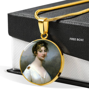 Queen Louise of Prussia Circle Pendant - Napoleonic Impressions