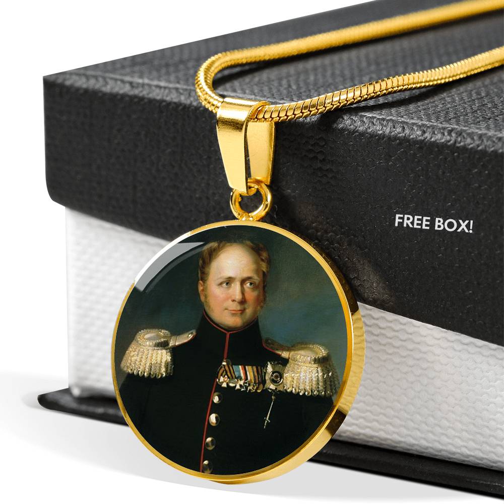 Tsar Alexander I of Russia Circle Pendant - Napoleonic Impressions