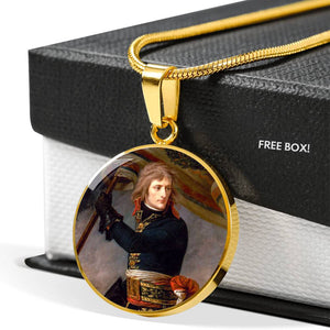 Bonaparte at the Bridge of Arcole Circle Pendant - Napoleonic Impressions