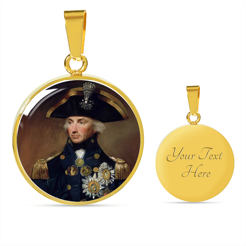 Admiral Horatio Nelson Circle Pendant - Napoleonic Impressions