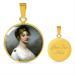 Queen Louise of Prussia Circle Pendant - Napoleonic Impressions