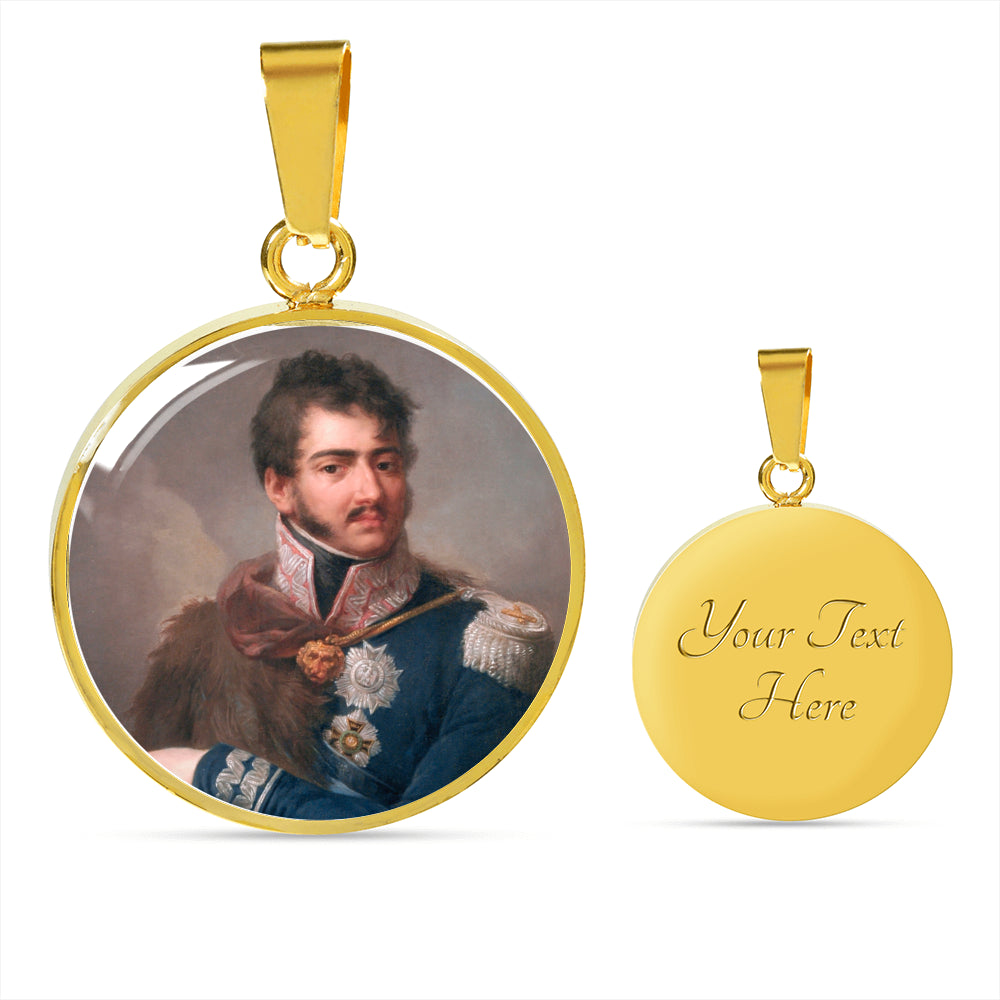 Jozef Poniatowski Circle Pendant - Napoleonic Impressions