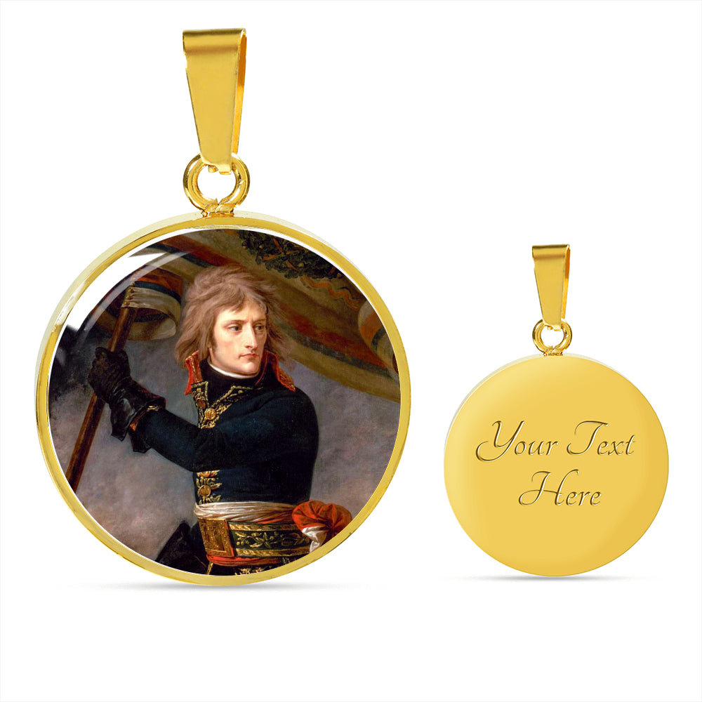 Bonaparte at the Bridge of Arcole Circle Pendant - Napoleonic Impressions