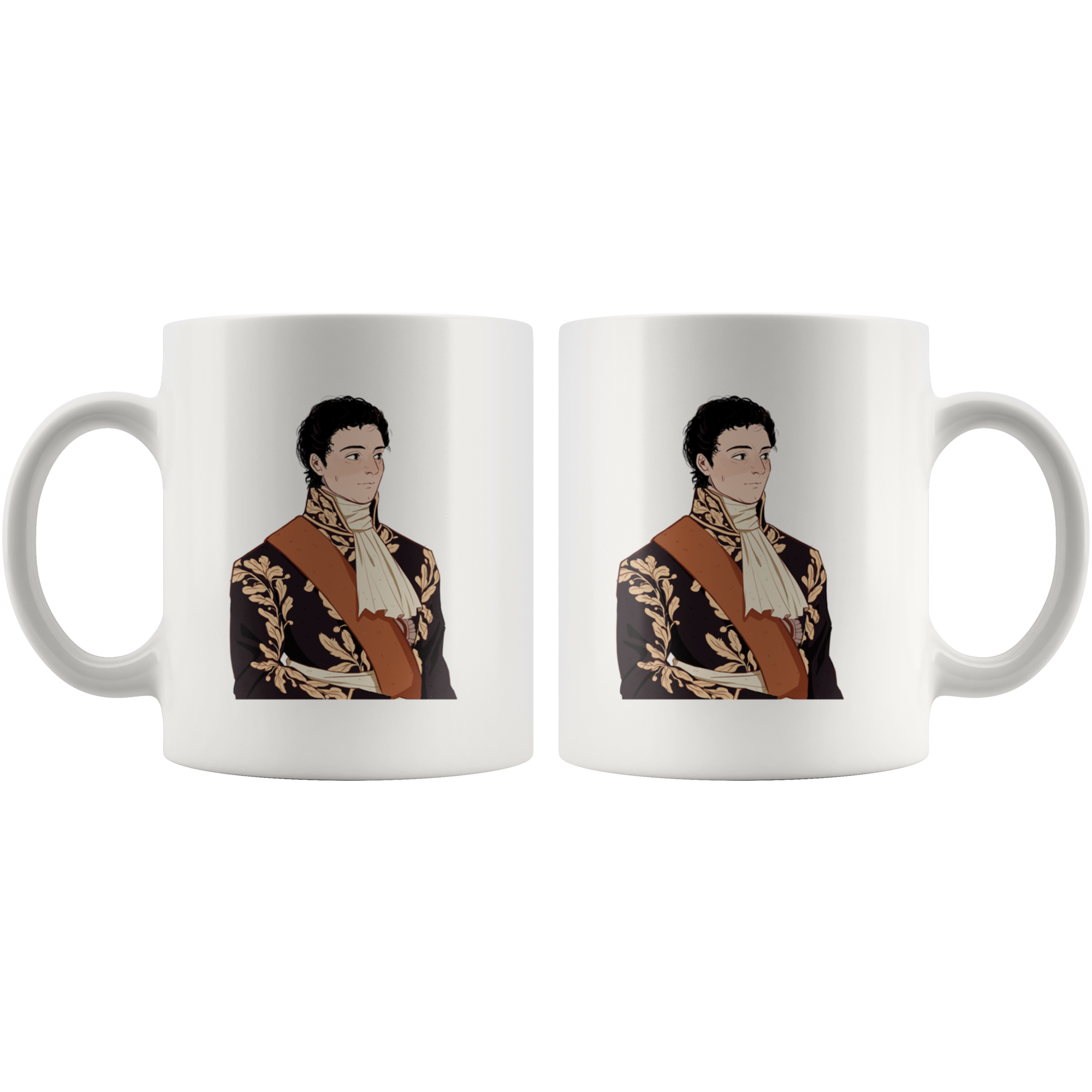 Marshal Berthier Manga Style Mug - Napoleonic Impressions