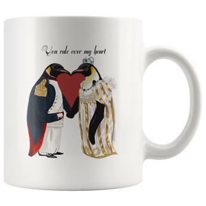 Napoleon & Josephine Romantic Penguins Mug - Napoleonic Impressions