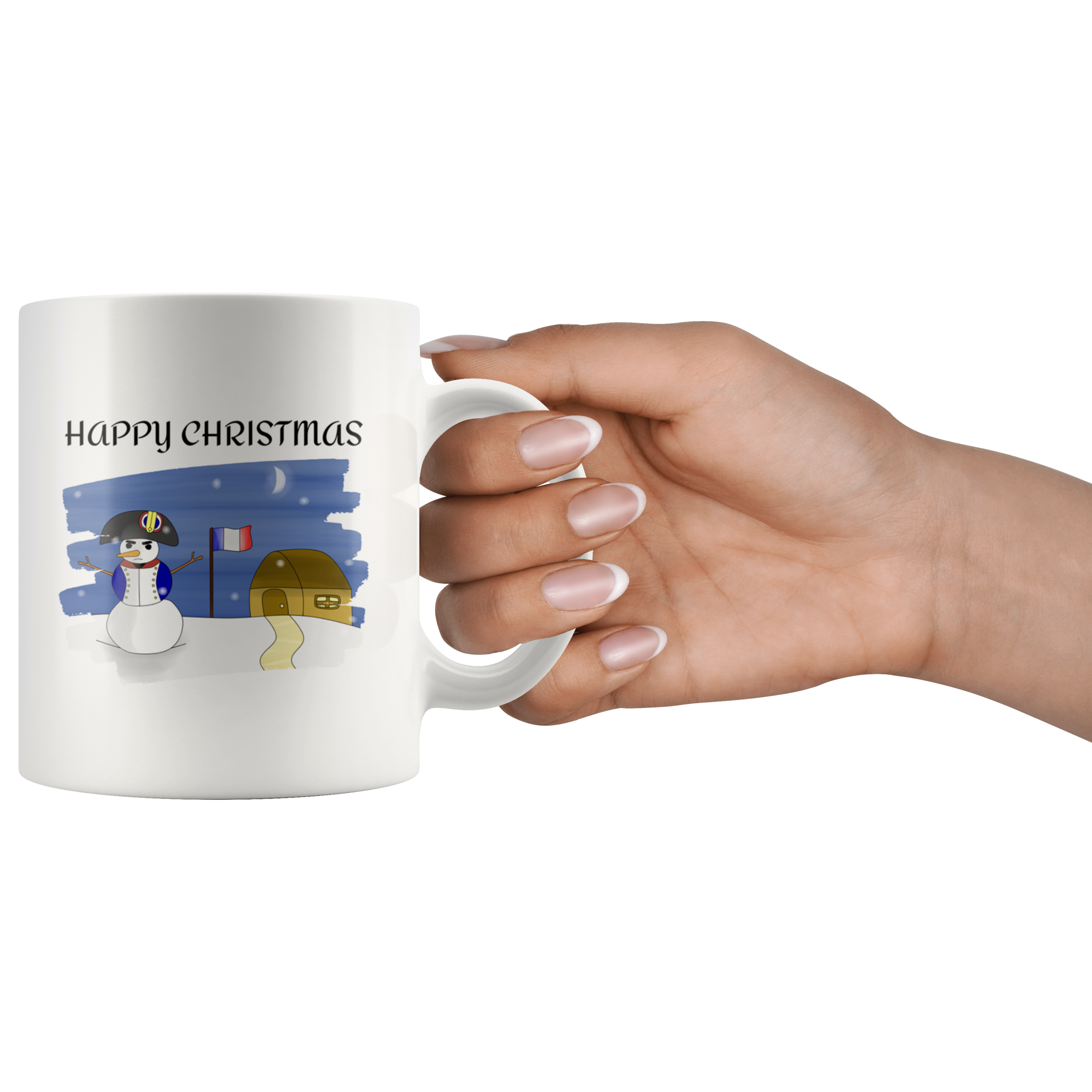 Napoleon Snowman Christmas Mug - Napoleonic Impressions
