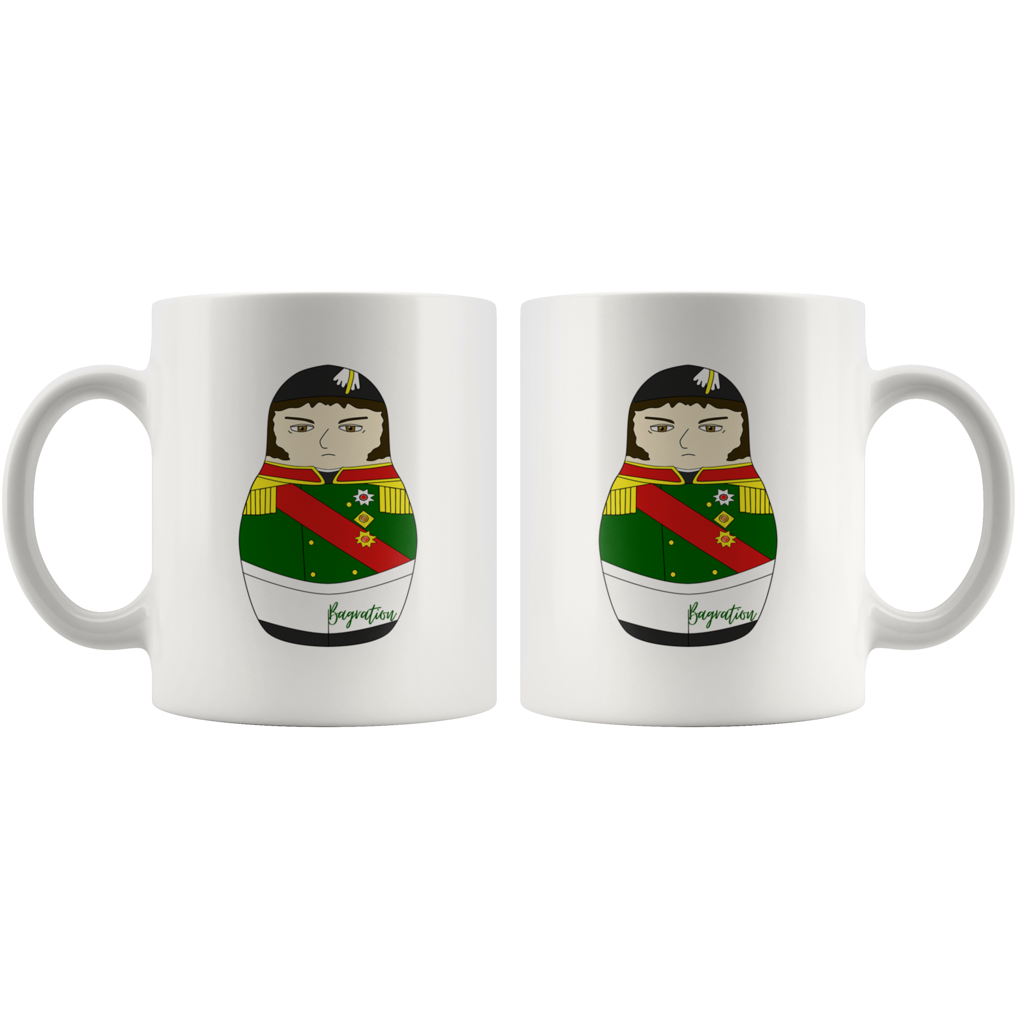 Prince Pyotr Bagration Matryoshka Mug - Napoleonic Impressions