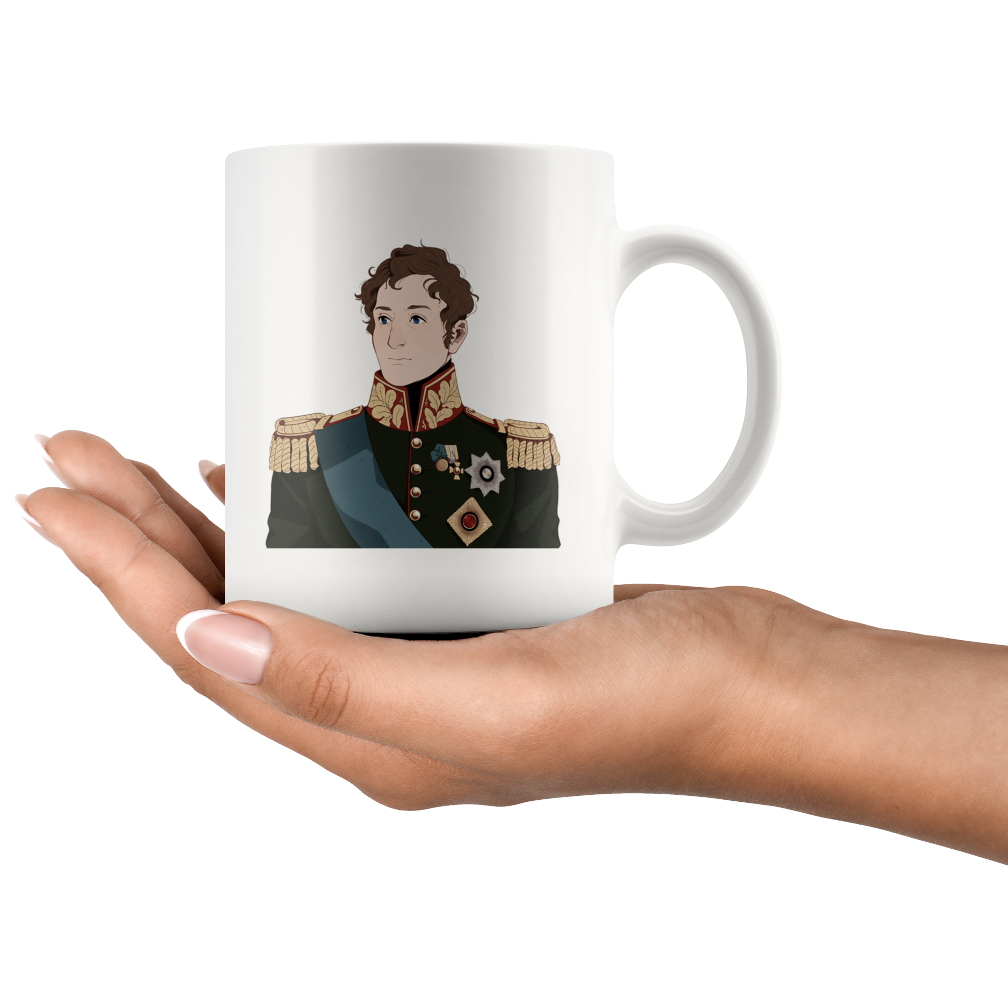 Mikhail Miloradovich Manga Style Mug - Napoleonic Impressions