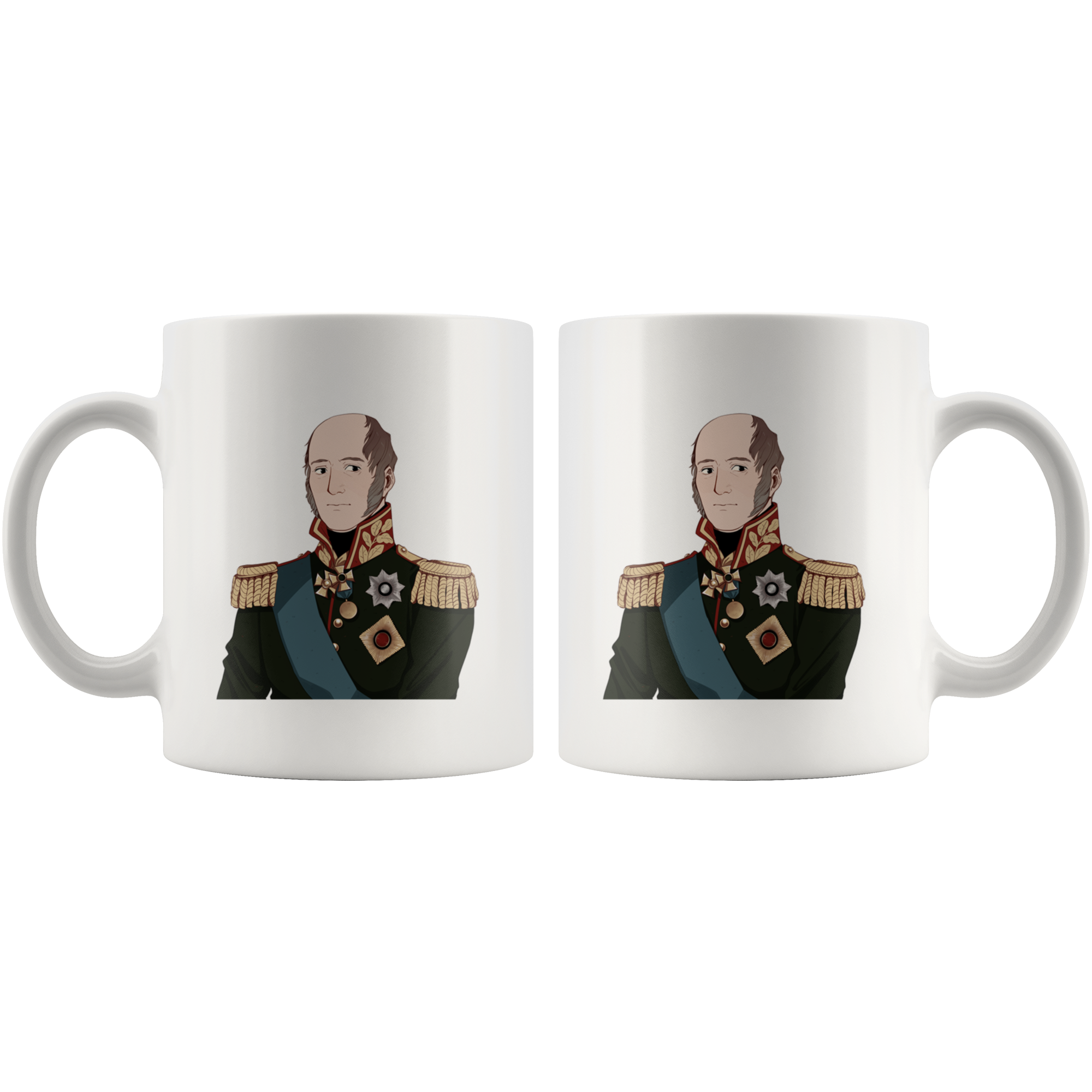 Mikhail Barclay de Tolly Manga Style Mug - Napoleonic Impressions