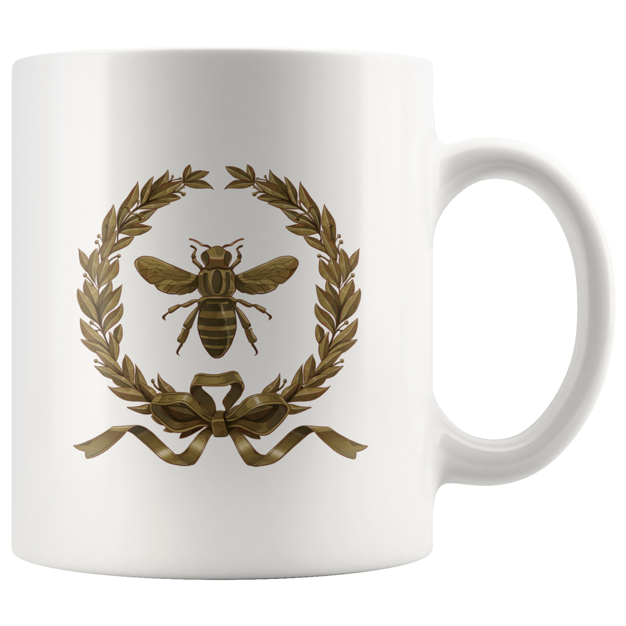 Napoleon Bee Wreath Mug - Napoleonic Impressions