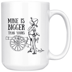 'Mine is Bigger than Yours' Funny History Mug - Napoleonic Impressions