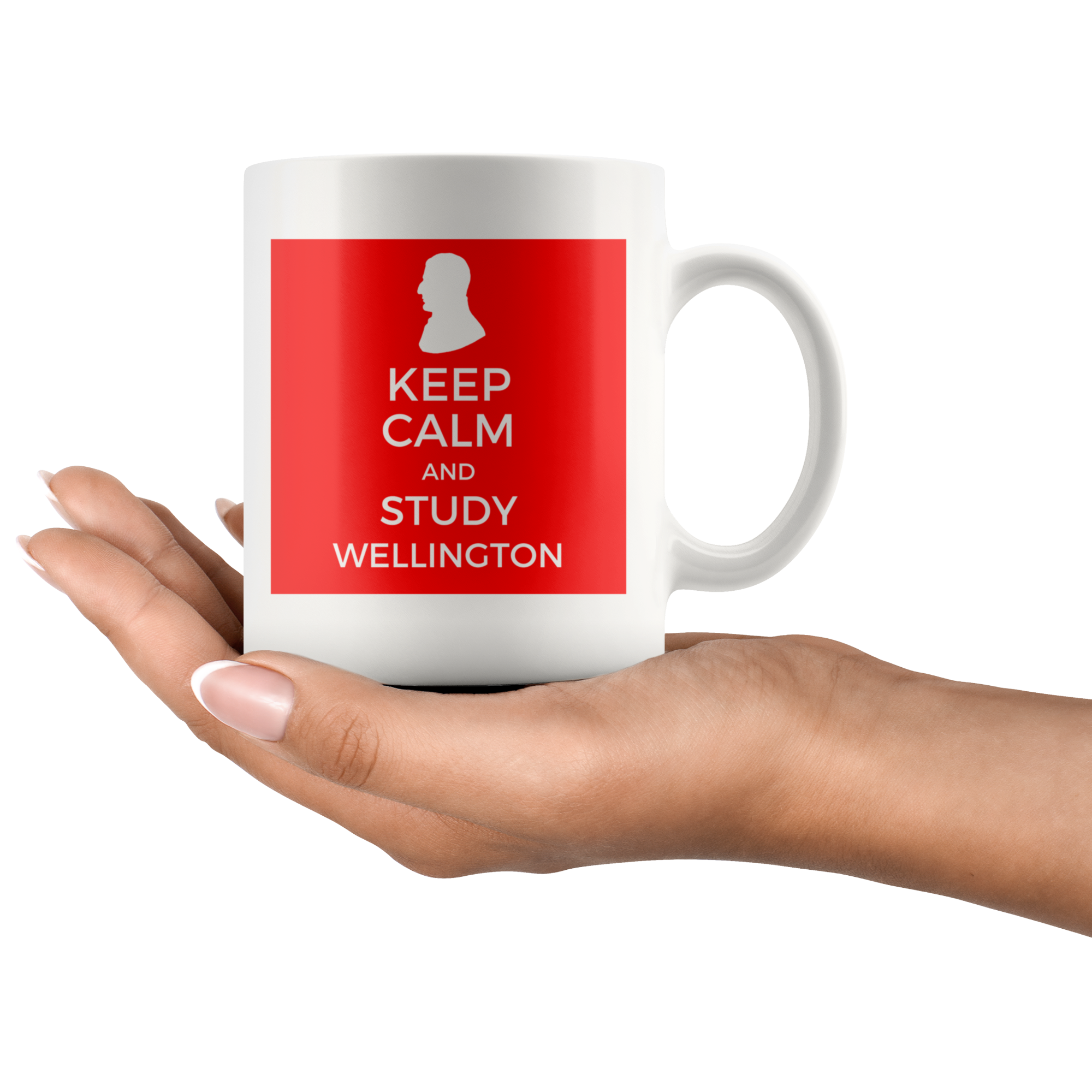 Keep Calm and Study Wellington Mug - Napoleonic Impressions