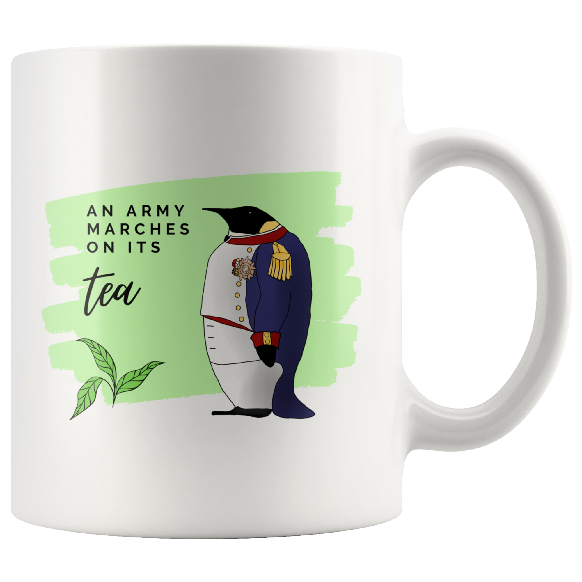 Emperor Penguin Tea Lovers Mug - Napoleonic Impressions