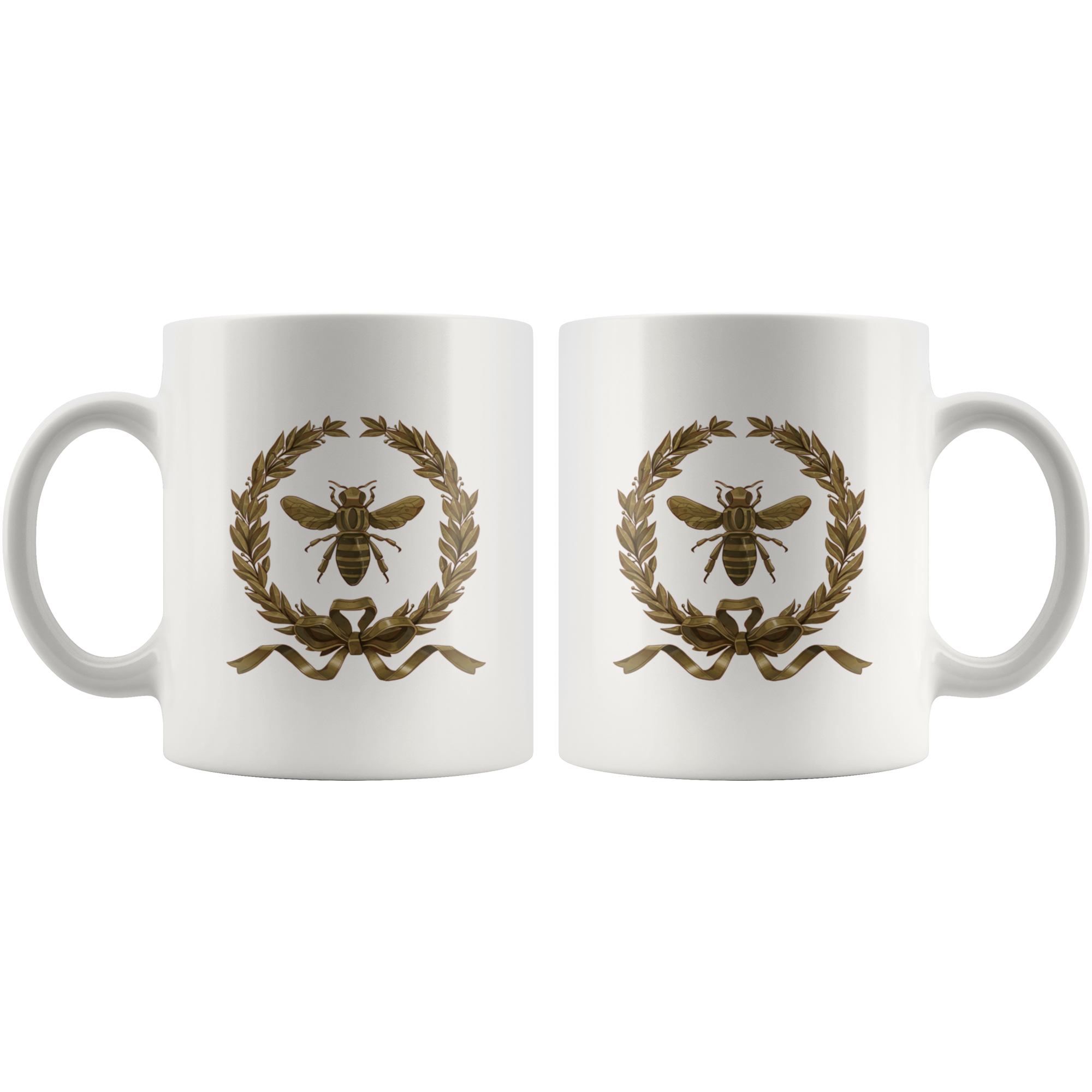 Napoleon Bee Wreath Mug - Napoleonic Impressions