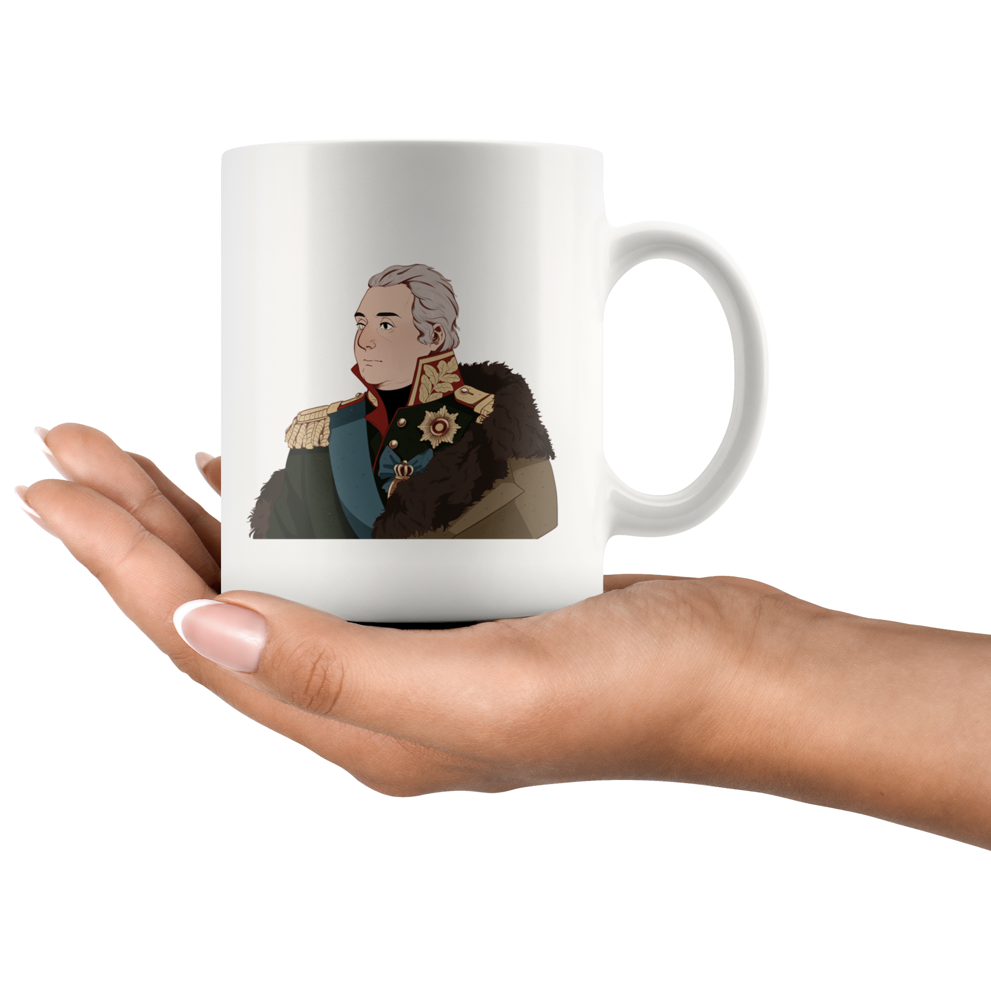 Mikhail Kutuzov Manga Style Mug - Napoleonic Impressions