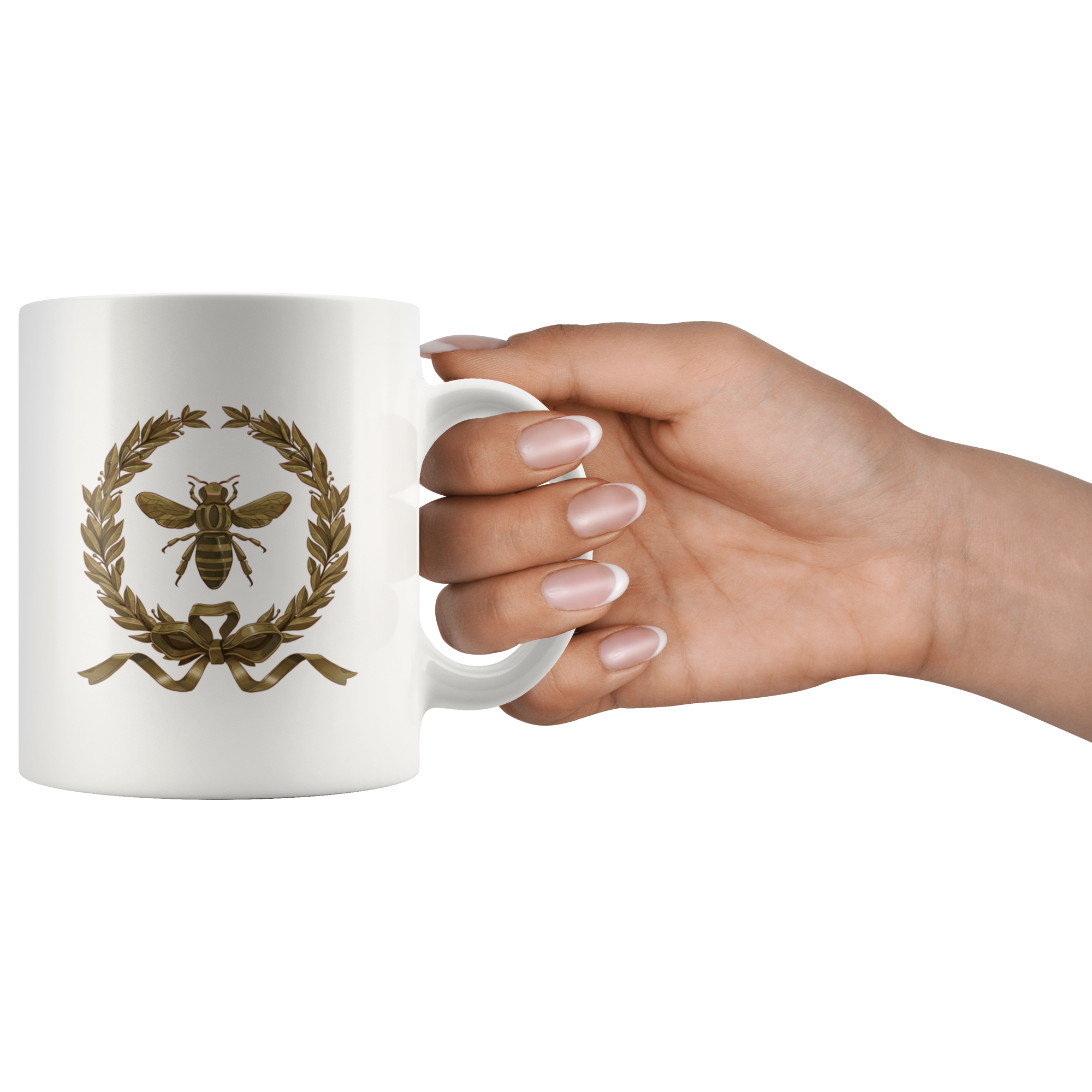 Napoleon Bee Wreath Mug - Napoleonic Impressions