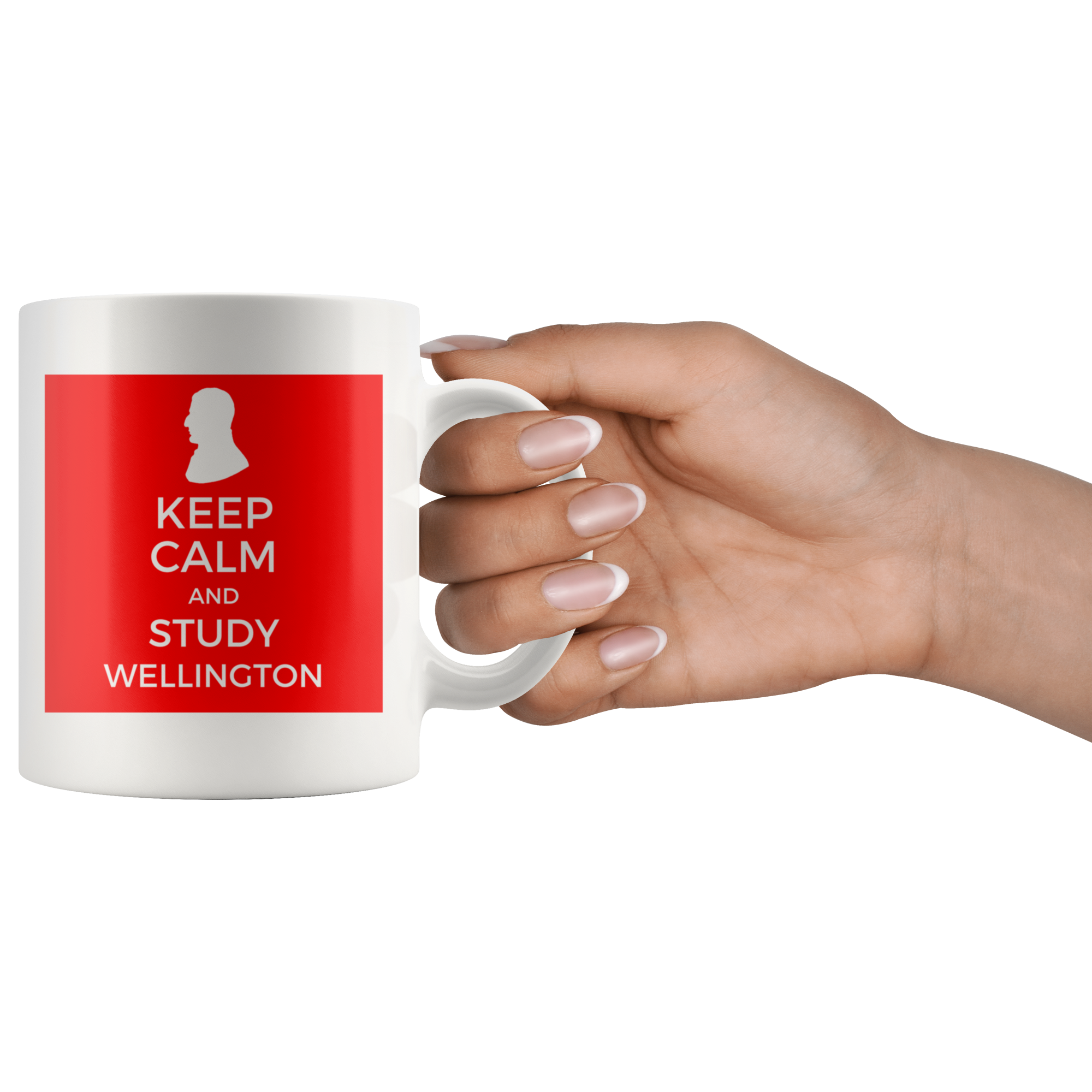 Keep Calm and Study Wellington Mug - Napoleonic Impressions