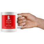 Keep Calm and Study Wellington Mug - Napoleonic Impressions