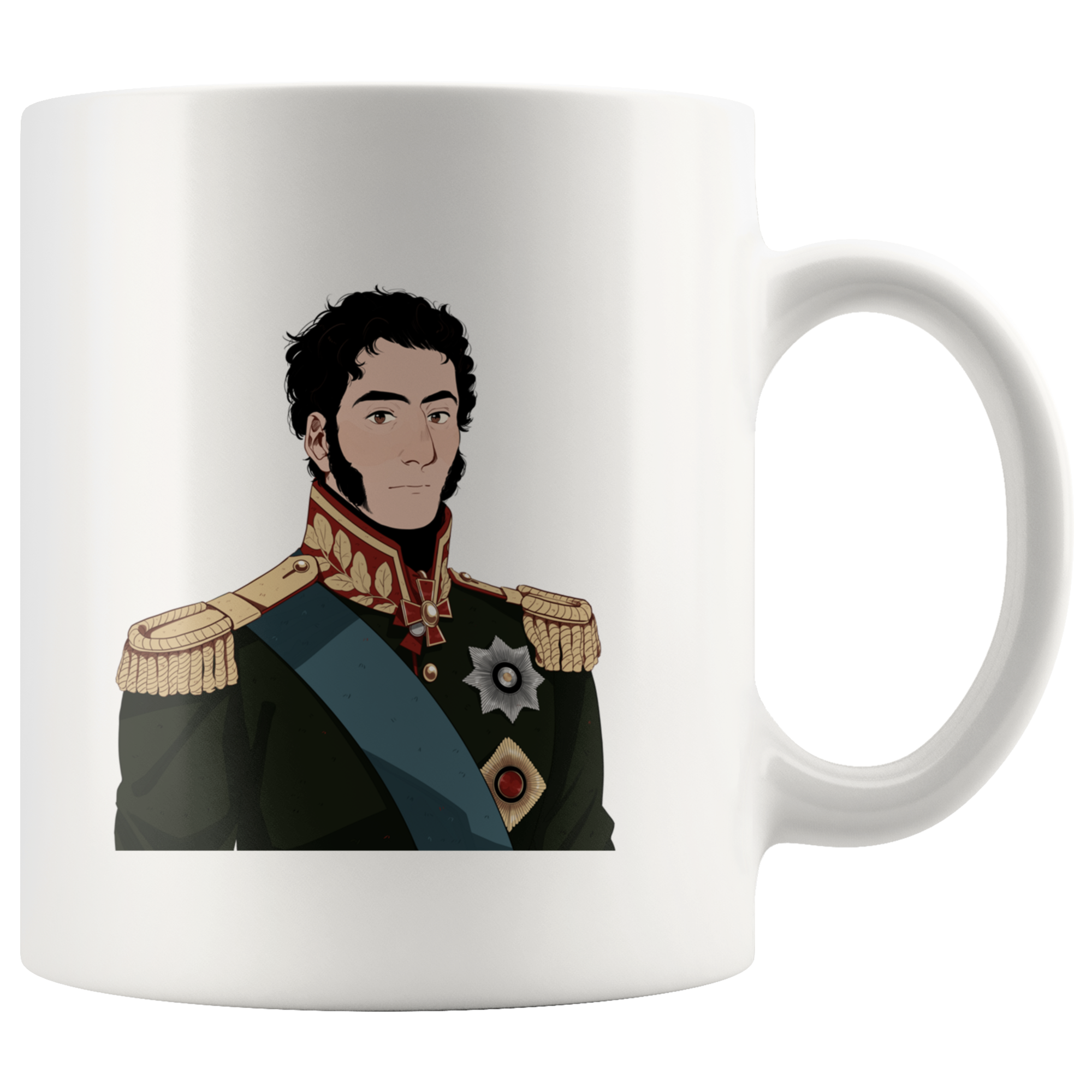 Pyotr Bagration Manga Style Mug - Napoleonic Impressions