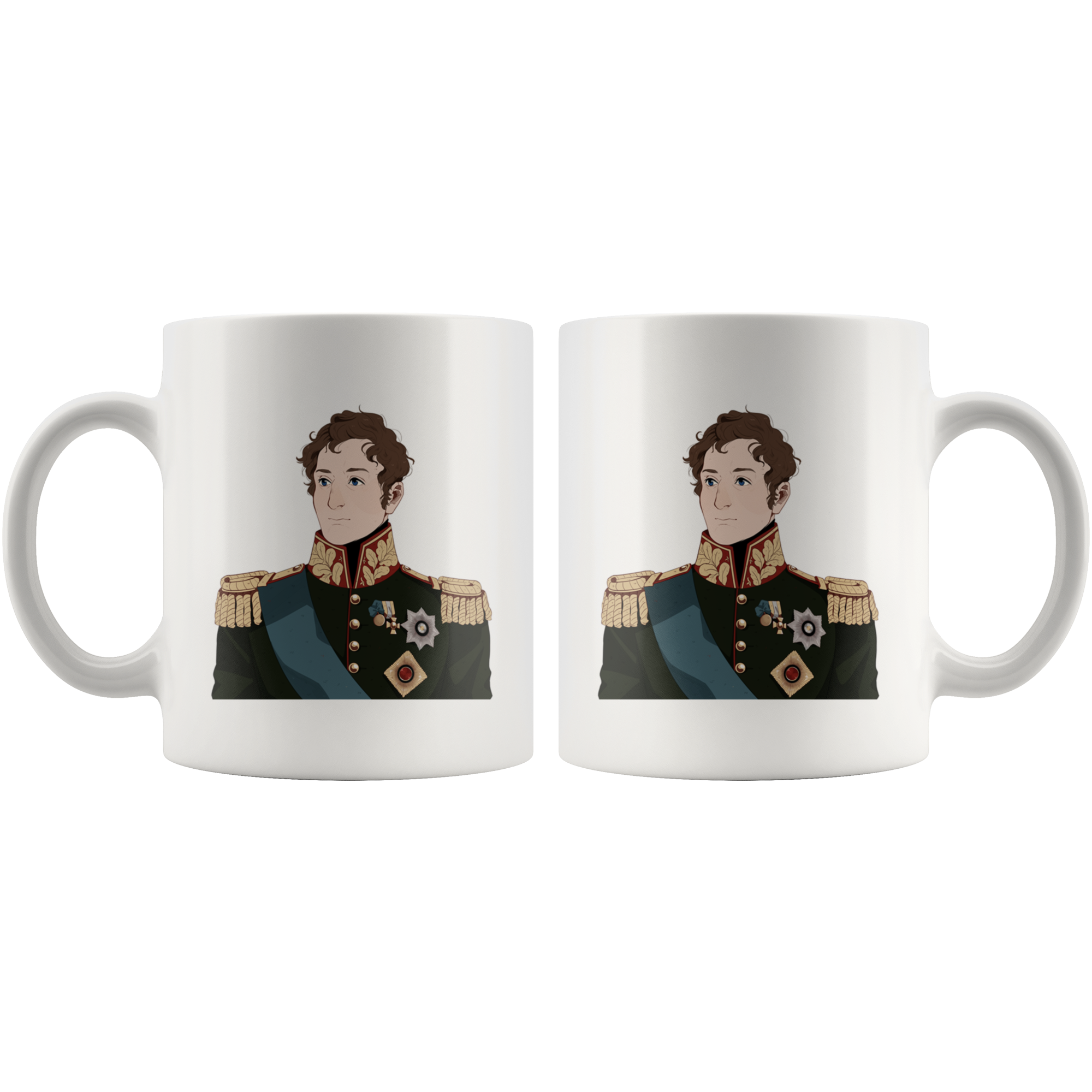 Mikhail Miloradovich Manga Style Mug - Napoleonic Impressions