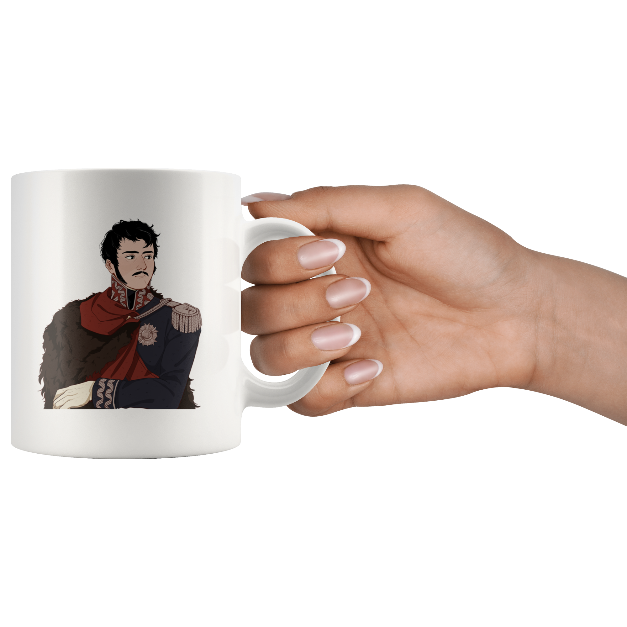 Marshal Poniatowski Manga Style Mug - Napoleonic Impressions