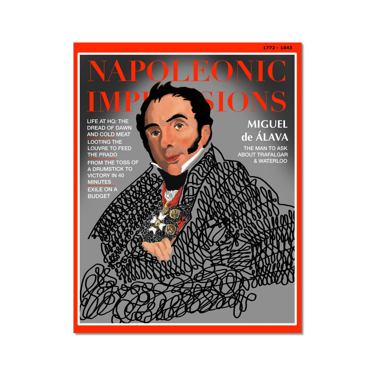 Miguel de Alava Poster - Napoleonic Impressions