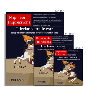 Napoleon Crossing the Alps Magazine Cover Poster - Napoleonic Impressions