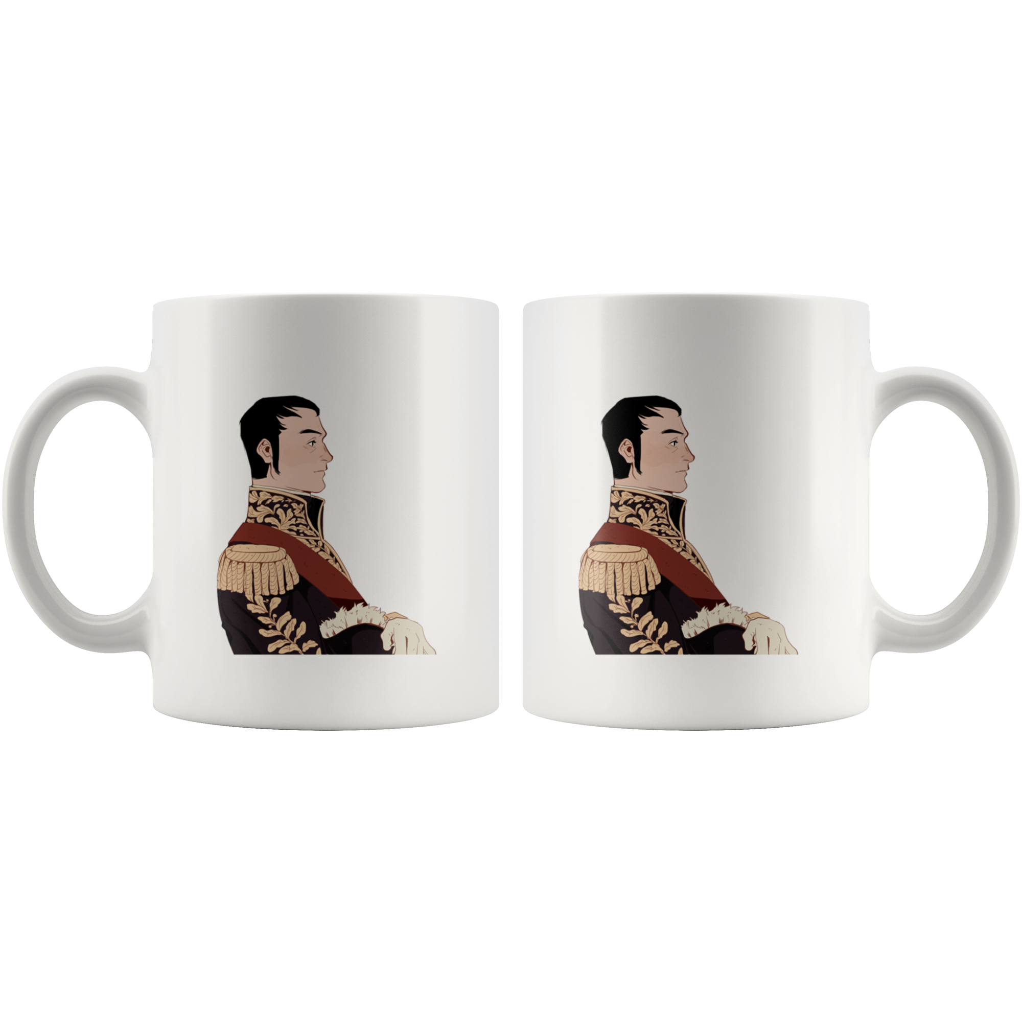 Marshal Oudinot Manga Style Mug - Napoleonic Impressions