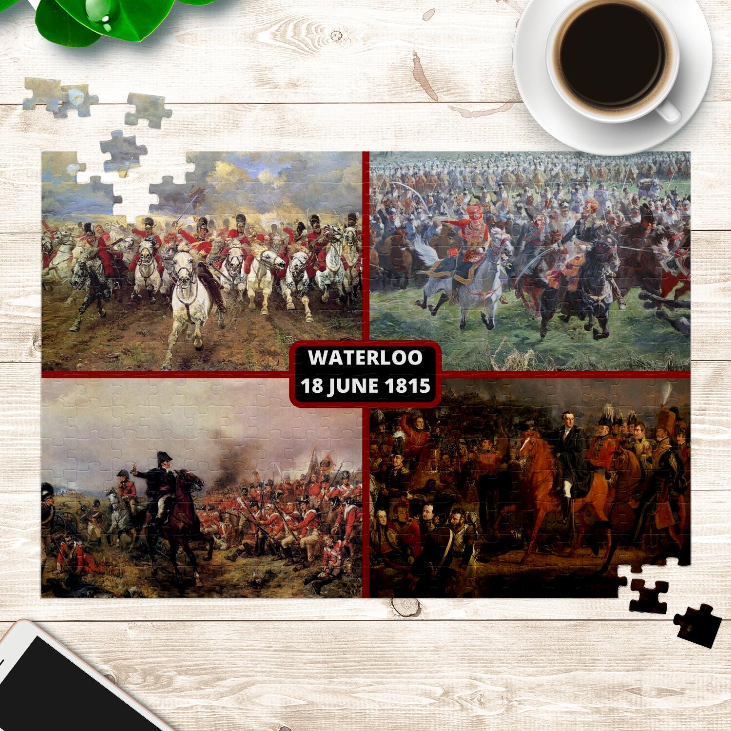 Battle of Waterloo Collage Jigsaw Puzzle - Napoleonic Impressions